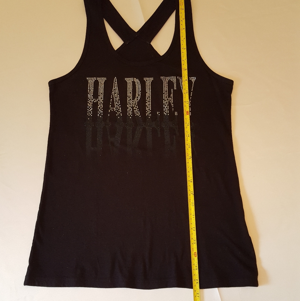 Harley-Davidson Rhinestone Shadow Tank Top - Picture 6 of 9